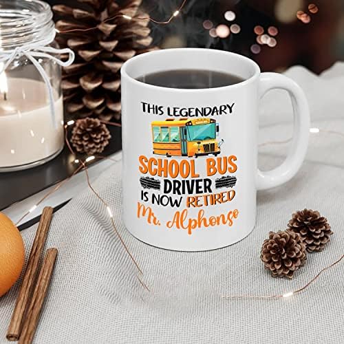 זה נהג אוטובוס בית הספר האגדי הוא עכשיו בדימוס נסיעות ספלי קפה כוסות מתנות לגברים נשים נהג אוטובוס פרישה,