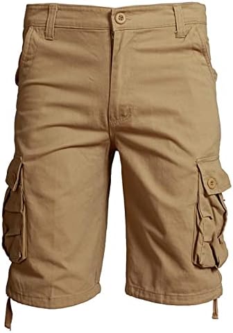 מכנסי טיול קצרים של גברים מכנסיים קצרים טקטיים צבאיים משקל קל מהיר יבש מטען חיצוני מכנסיים קצרים מזדמנים