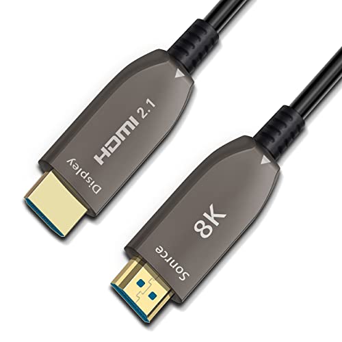 כבל HDMI בסיב אופטי 8K במהירות גבוהה, כבל HDMI במהירות גבוהה, כבלי HDMI, סיבים אופטיים HDMI כבל 100ft,