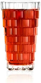 Highball - כוס זכוכית - סט של 6 - כוסות Hiball - ניתן לערוך - - זכוכית קריסטל - שתיית כוסות - למים,