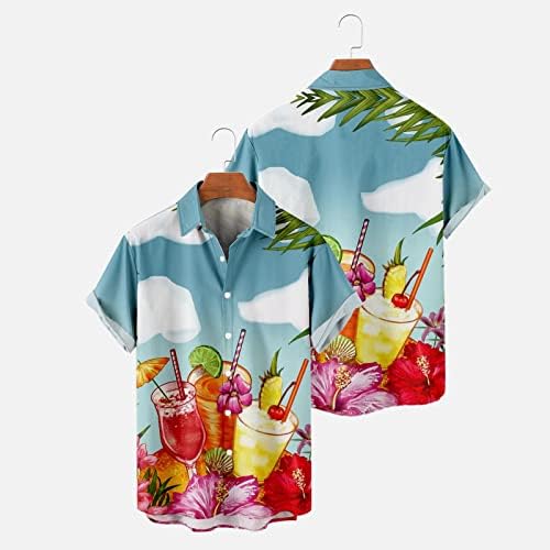 Xxbr 2023 תלת מימד ציור הדפס פרחוני חולצה הוואי גברים נשים פניות צווארון וינטג 'רחוב גברים צמרות