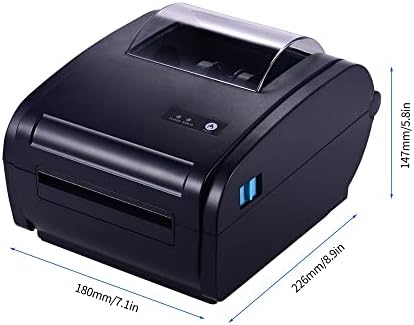 מדפסת קבלת BZLSFHZ מדפסת תווית תרמית מדפסת תווית 4x6 חבילת משלוח 160 ממ/s USB ו- BT חיבור מדפסת מדפסת מדבקה