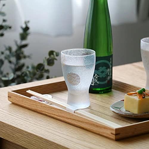 קיקיאויה קר למען כוס יפני למען זכוכית כוס פרימיום זכוכית תוצרת יפן מסורתי דפוס בעבודת יד כלי שתייה