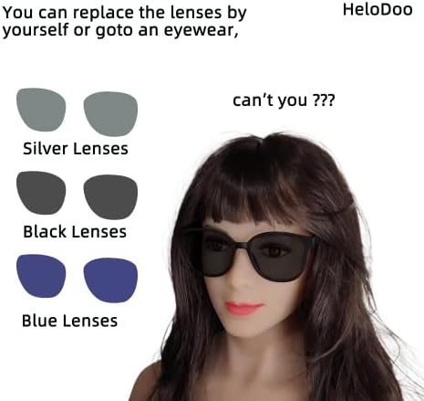 הלודו חכם משקפיים עם כפול כחול5.0 כיוונית פתוח אוויר סטריאו רמקולים,לוח מגע, ארוך חיי סוללה 12