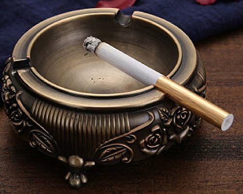 מאפרה ניידת של Fuyufu רטרו לסגסוגת אבץ סיגריות מאפרה יצירתי