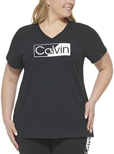 קלווין קליין גודל ביצועים נשים בתוספת פעיל טי חולצה