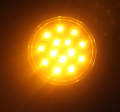 6 בהיר 5 ענבר עגול עגול הרכבה על סיבוב חניה נורות LED נורות לקרוואן קרוואן RV