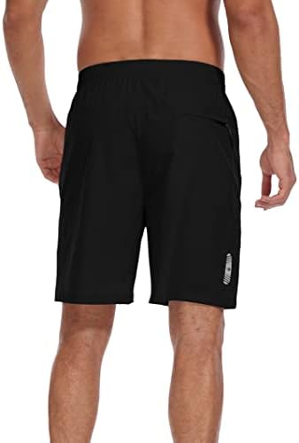 מכנסיים קצרים של Mofiz לגברים מהיר מכנסיים אתלטי יבש מהיר נושם מכנסי כושר קצרים ספורט קל משקל חיצוני