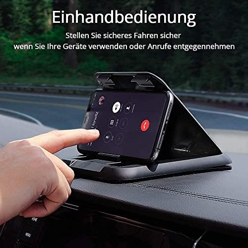 מחזיק טלפון לרכב עלים לרכב, למנוע השתקפות מסך טלפון רכב הרכבה GPS לרכב, לוח מחוונים לרכב הרכבה תואם