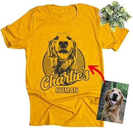 Pawarts חולצת כלבים בהתאמה אישית טיזים גרפיים - חולצות כלבים לנשים וגברים