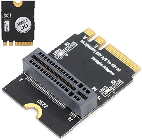ASHATA M.2 כרטיס מתאם SSD, NVME SSD ל- M.2 Key A E Enctical Network Network Converter רכיב אלקטרוני,