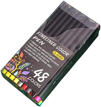 טכנאי 24/48/60 צבעים עטים מברשת צבעי מים ציור מברשת קו וו מצוירת ביד כותב עט ייחודי בצורת טיפה