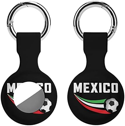 מקסיקו דגל כדורגל מגן כיסוי מקרה תואם עבור איירטאג אנטי אבוד איתור מחזיק עבור ארנק מטען צווארון