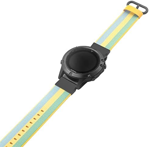 רצועת שעון ניילון לשחרור מהיר 22 ממ עבור גרמין פניקס 6 פי 6 שעון חכם פרו איזיפיט להקת יד פניקס
