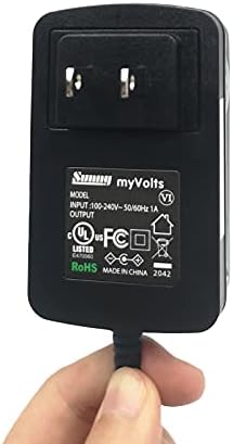 Myvolts 9V מתאם אספקת חשמל תואם/החלפה לטאבלט למידה של Vtech ורוד innotab - ארהב התקע