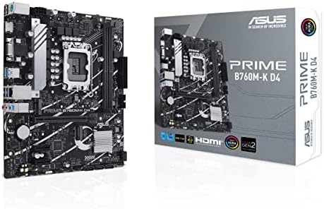 ASUS Prime B760M-K D4 Intel® B760 MATX MOTHBOAD