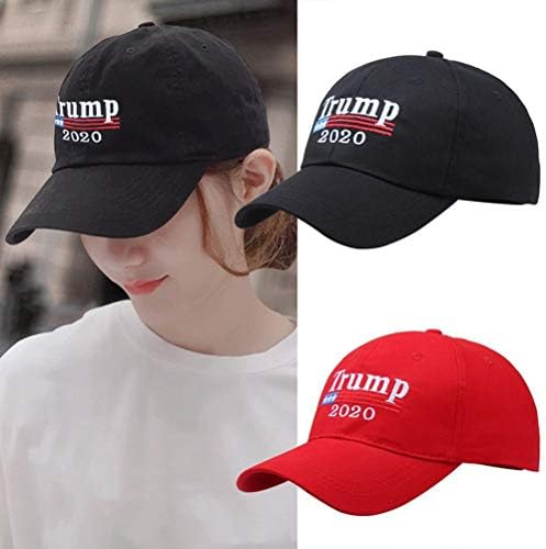 פאנזי טראמפ 2020 כובע כובע בייסבול מתכוונן Sunhat עבור נשיא ארהב בחירות תומכי טראמפ