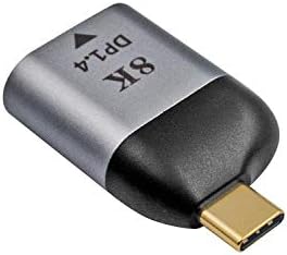 DUTTEK USB C למתאם DisplayPort, USB מסוג C ל- DP DP, USB C זכר ל- DP מתאם נשי תואם ל- MacBook Pro