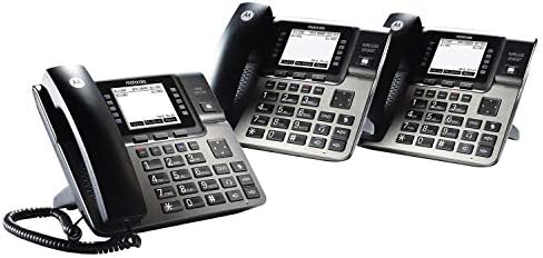 Motorola ML1002D ML1002D תחנת בסיס טלפון שולחן עם מערכת קבלה דיגיטלית ומערכת תשובה דיגיטלית