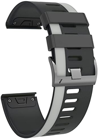 Buday 26 ממ 22 ממ שעון שעון עבור fenix 6 6x Pro 5 5x Plus 3 3HR S62 935 רצועת סיליקון מהירה לשחרור