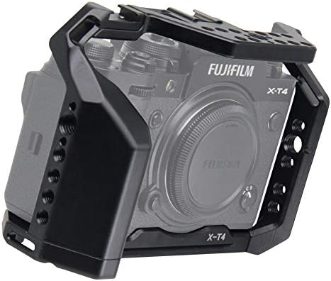 כלוב מצלמת מכסה המנוע קל עבור fujifilm x-t4 fuji xt4 מצלמה דיגיטלית נטולת מראה, Vlogging וידאו