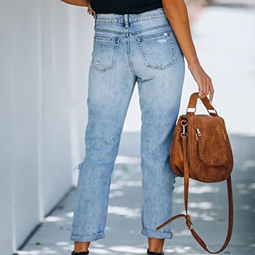 פלוס בגדים מכנסי ג'ינס אופנה קרסול קרסול צבעים גבוהים התלקחות נשים מכנסיים פלוס מכנסי שמלת רגל ישר בגודל