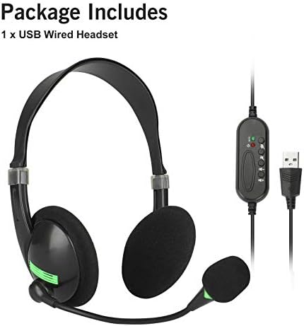אוזניות עם אוזניות מיקרופון גמיש עבור מחשב נייד מוקד טלפוני חובה אוזניות 01