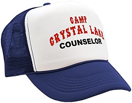 נוקם כובע החברה - מחנה קריסטל אגם יועץ-ליל כל הקדושים-בציר רטרו סגנון נהג משאית כובע כובע