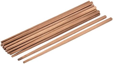 Ruilogod Bamboo כלי מטבח אותנטיים מקלות אכילה טבעיים 9.4 אינץ '10 זוגות חומים (מזהה: 4B3 88C 0F9 CFA