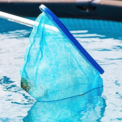 רחפן בריכה טוב יותר - רשת רחפנים בבריכה עם מסגרת פלסטיק מוצקה, רשתות בריכה לניקוי עלה של בריכות שחייה