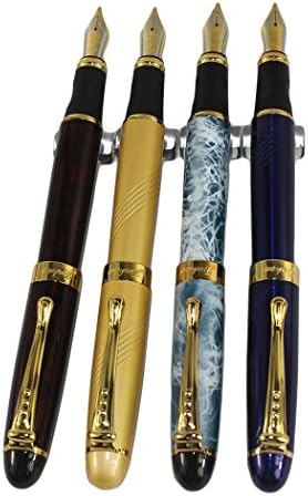 4 יחידות בסט גולור 450 עט נובע ב 4 צבעים עם עט פאוץ