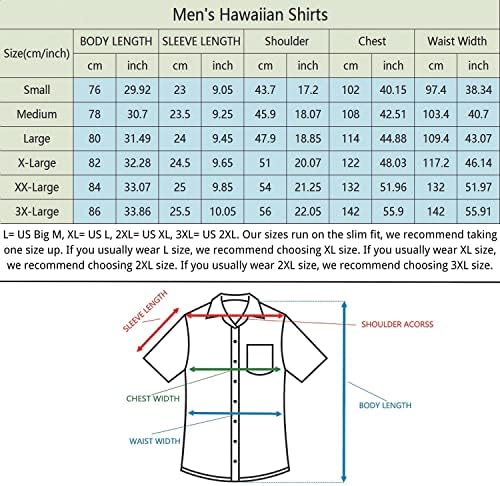 חולצה הוואי של קיקו פאנקי לגברים חולצות פאלם ביץ 'חולצות נופש טרופיות