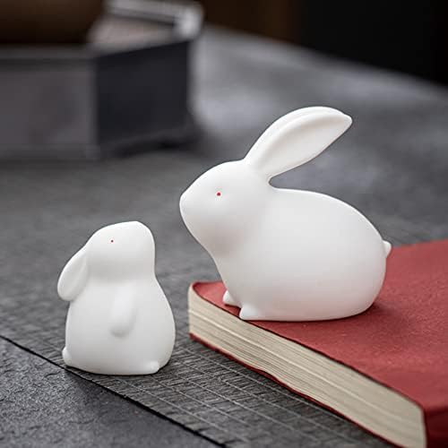עיצוב ציפור אבאודם עיצוב ציפור תפאורה ארנבת עיצוב 2 יחידות ארנב צלמיות פסל ארנב דקורטיבי לחג המולד של יום הולדת