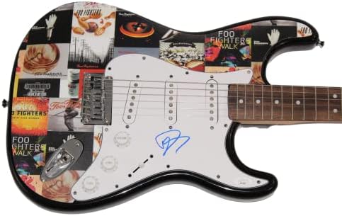 דייב גרוהל חתם על חתימה בגודל מלא מותאם אישית יחיד במינו פנדר סטרטוקסטר גיטרה חשמלית דואר עם ג 'יימס