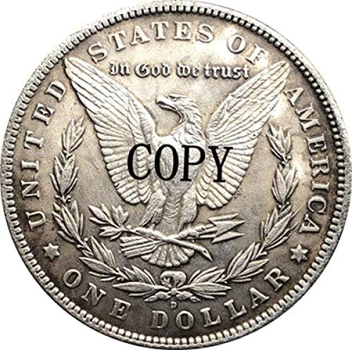 נווד ניקל 1921-ד ארהב מורגן דולר מטבע עותק סוג 173 העתקהמזכרות חידוש מטבע מטבע מתנה
