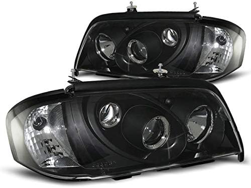פנסים קדמיים-1361 אורות קדמיים לרכב מנורות פנס פנסים נהג ונוסע צד סט שלם פנס שחור תואם למרצדס בנץ
