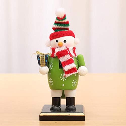 עבאודם עץ מפצח אגוזים בובות שולחן העבודה קישוט חג המולד קישוט שלג צורת בובות מתנת יום הולדת לילדים