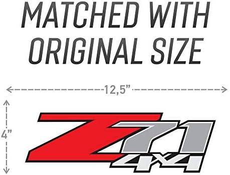 Z71 4x4 מדבקות שברולט סילברדו 1500-2500 HD מדבקות