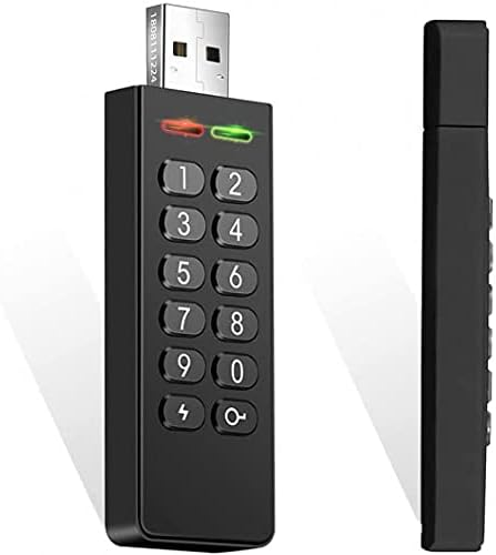 כונן USB מוצפן, כונן הבזק מאובטח של Innôplus 256 סיביות 32 ג'יגה-בייט, U USB 2.0, מקל זיכרון סיסמא