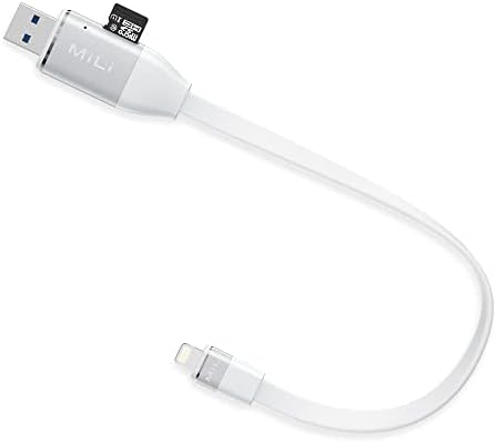 MILI USB כונן פלאש כבל טעינה, iOS USB 3.0 כונן הבזק לאייפד ומחשבים של אייפון, מקל זיכרון לאחסון נייד