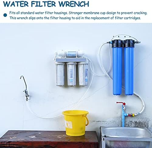 מסנן מים DOITOOL RO 4 יחידות פילטר פלסטיק מפתח אוסמוזה הפוך