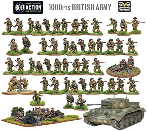 בורג פעולה בריטי צבא המתנע צבא חבילה 1:56 מלחמת העולם השנייה צבאי משחקי מלחמה פלסטיק דגם קיט