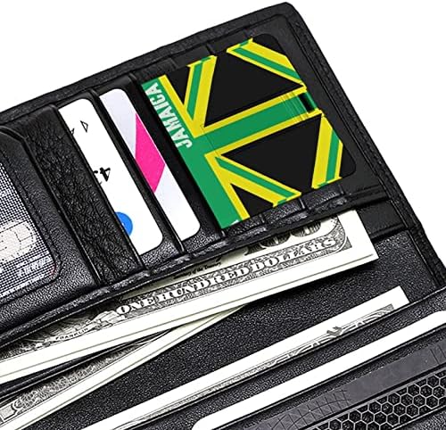 ג'מייקה ג'מייקנית דגל ג'מייקני כרטיס אשראי USB כונני פלאש בהתאמה אישית מזיכרון מקל מפתח מתנות תאגידיות ומתנות