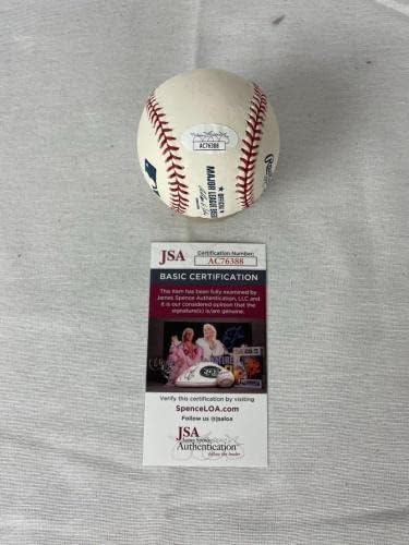 מייק קוסטנזו חתם על חתימה על חתימה בייסבול omlb JSA AC76388 - כדורי חתימה עם חתימה