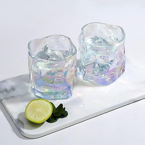 נה תוספות יצירתי אוריגמי כוס טוויסט זכוכית בר ויסקי שקוף בירה זכוכית מים זכוכית פיח