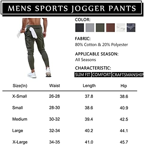 מכנסי אימון מטען לגברים של Diotsr מכנסיים, מכנסי טרנינג מחודדים של CAMO Slim Fit לגברים, מכנסי מסלול עם כיסי