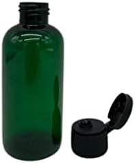 חוות טבעיות 4 גרם ירוק בוסטון BPA בקבוקים בחינם - 8 מכולות ריקות למילוי ריק - שמנים אתרים מוצרי