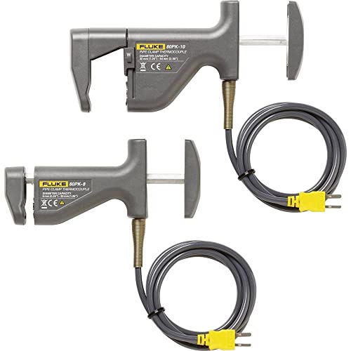 Fluke 80PK-18TCAL צינור מחבר ערכת בדיקת טמפרטורה עם תעודת כיול הניתנת לניתוח עם נתונים עם נתונים