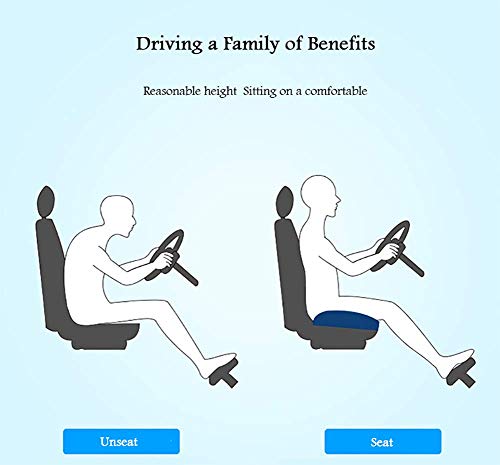 מושב בוסטרים למבוגרים של ליאו לרכב, מושב בוסטרים נייד לנהג, נוסע וילד, כריות מושב ברשת נושמת תלת מימדית