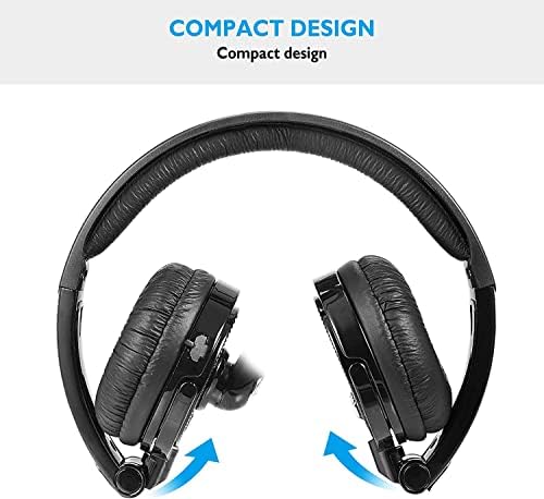 2 Pack Pack Luxmo Bluetooth אוזניות עם מיקרופון עם מבטל רעש נהדר לפגישות זום/שיחות סקייפ/מפעילי מרכזי